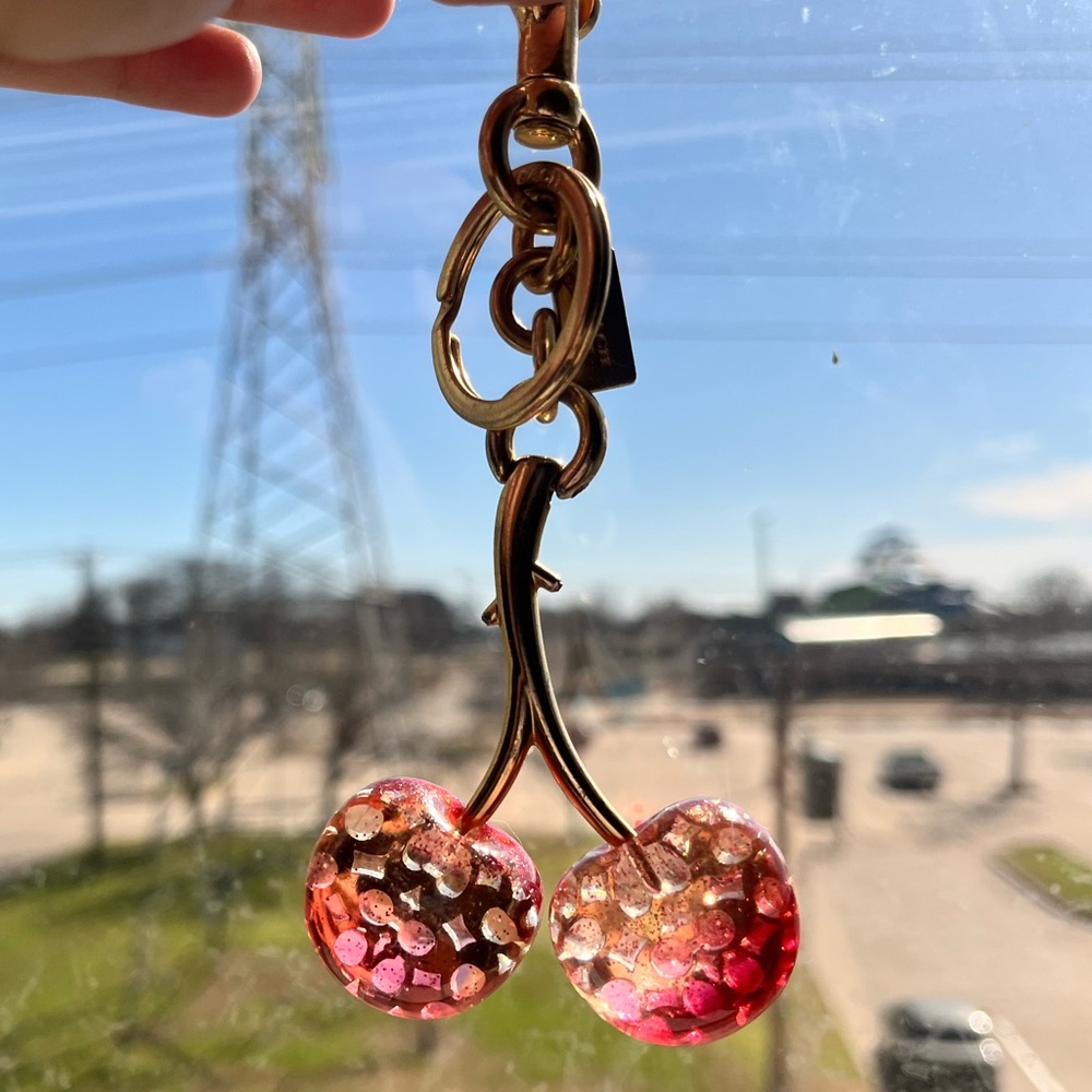 Coach Cherry Bag charm/ key chain